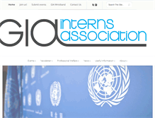 Tablet Screenshot of internsassociation.org